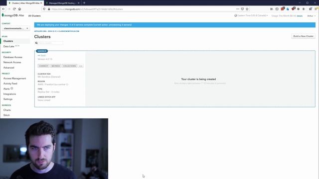liveCoding #1.4 Setting up your database with MongoDB and Mongo atlas смотреть онлайн