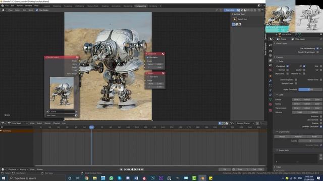 Blender | Ambient Occlusion Passes | Getting Started смотреть онлайн