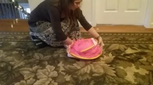 How to fold the Pinky Princess Princess Castle pop up tent
