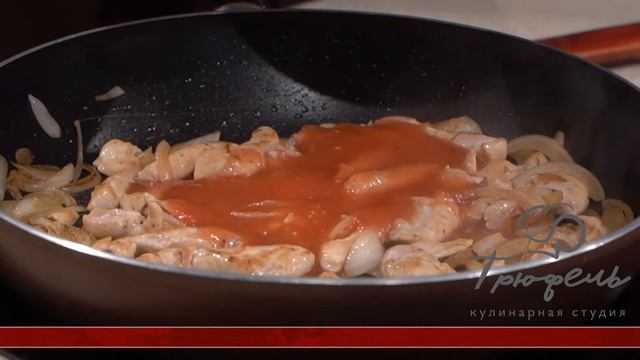 Вкусное утро. ПОДЖАРКА ИЗ ИНДЕЙКИ И СПАРЖА смотреть онлайн