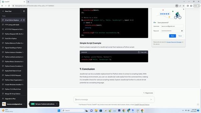 Javascript interpreter to replace Python смотреть онлайн
