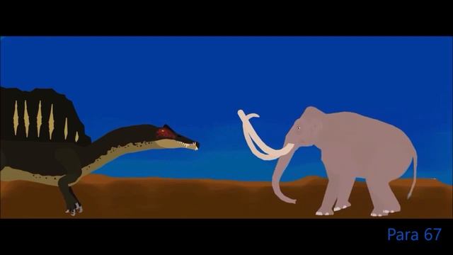 PPBA Spinosaurus vs Columbian Mammoth смотреть онлайн