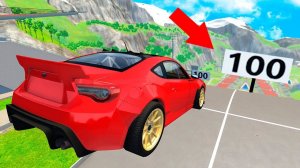 КТО ДАЛЬШЕ ПРЫГНЕТ ЧЕЛЛЕНДЖ! ПРЫЖКИ НА ДОРОГИХ И ПРИКОЛЬНЫХ ТАЧКАХ С МЕГА ТРАМПЛИНА В BeamNG.drive