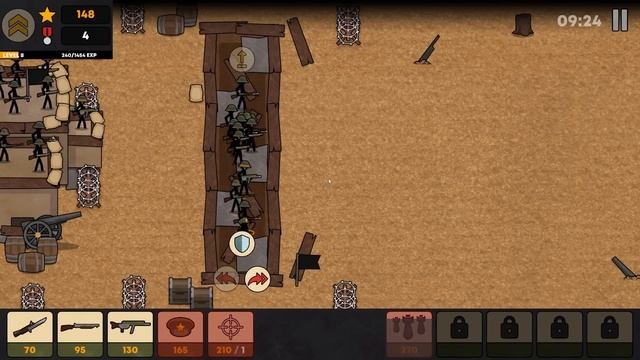 I Defended My Bunker From Overwhelming ENEMIES in Stickman Trenches! смотреть онлайн