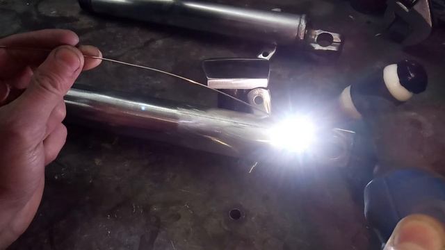 Перехром вилки на мотоцикл Jawa 360 "Старушка" смотреть онлайн