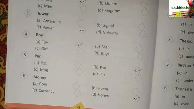 English worksheet for class 1|| english grammar worksheet activities from book||@sckidsclasses смотреть онлайн