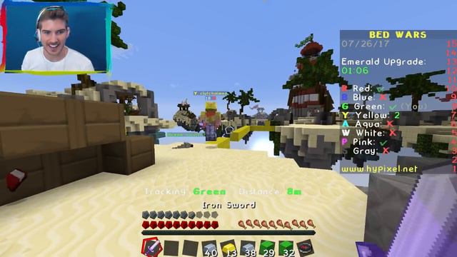 WE WON THE BED WARS! | Minecraft Bedwars w/SeaPeeKay смотреть онлайн