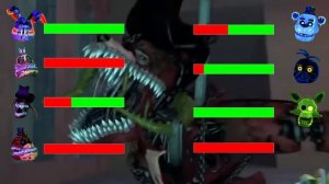 [SFM FNaF] Special Delivery vs Corrupted WITH Healthbars