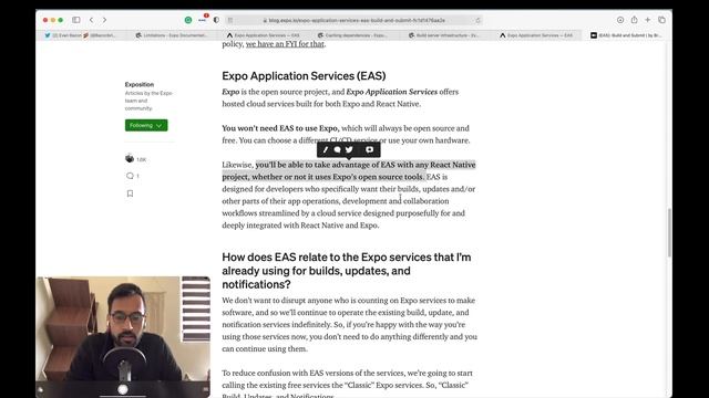 Build and submit ANY react native app with Expo App Services | Talking Programming смотреть онлайн