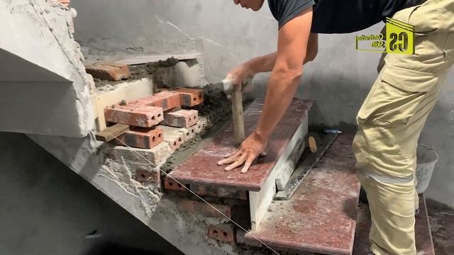Extremely Ingenious Skilled of Workers| Ideas for Design // Construction of Modern Granite Stairs смотреть онлайн
