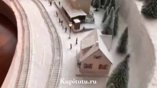 Макет "Морозный лес" 250х250 см. 2 масштаба G и H0 смотреть онлайн