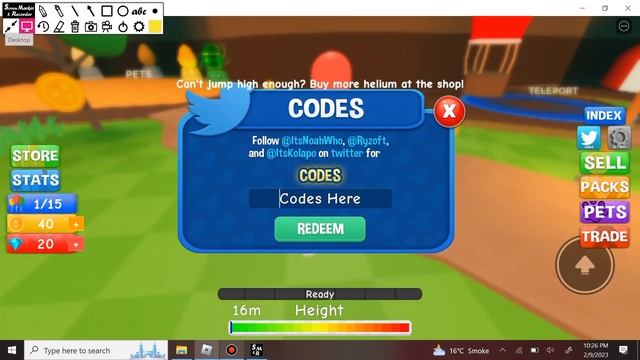 HOW TO GET NEW UPDATE BALLOON SIMULATOR 2 ROBLOX CODES 2023 || BALLOON SIMULATOR 2 CODES 2023 смотреть онлайн