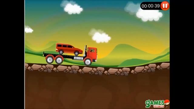 truck transports cars game (мультик игра про грузовичка который перевозит машинки и грузовики) смотреть онлайн