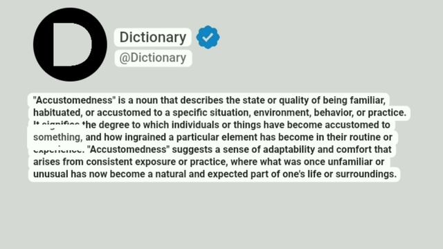 Accustomedness Meaning In English смотреть онлайн