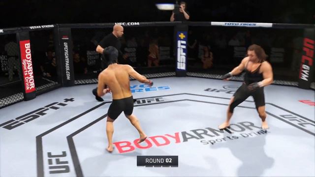 PS5 | Bruce Lee vs. Erica Lauren FAT (EA Sports UFC 4) смотреть онлайн