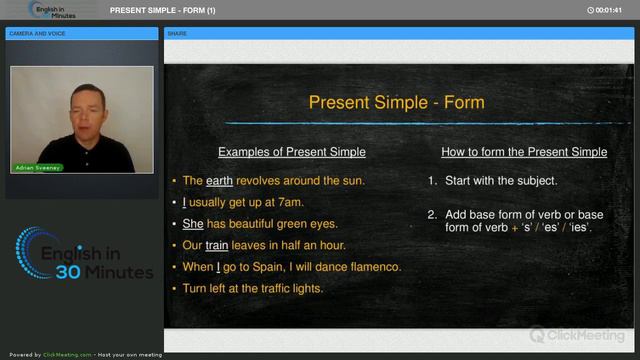 Present Simple - How to Form (1) смотреть онлайн