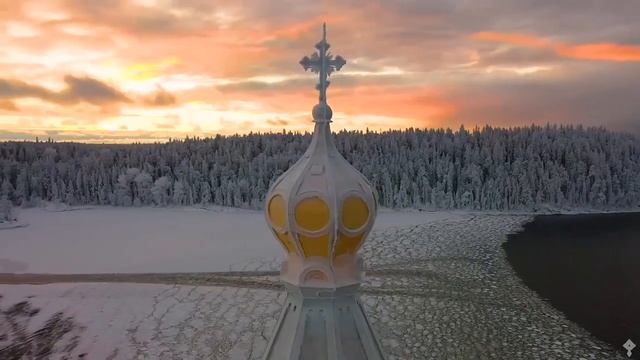 Зимняя сказка Русского севера. Валаамский монастырь. смотреть онлайн