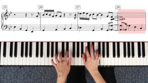 РОЗОВАЯ ПАНТЕРА (pink panther) на фортепиано