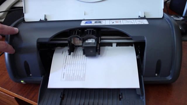 HP Deskjet 1460 включение, печать и выключение смотреть онлайн