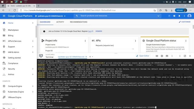 QwikLabs : Kubernetes Engine: Qwik Start | #30DaysOfGoogleCloud 2021 смотреть онлайн
