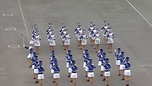 Показательное выступление барабанщиц ХНУВД, 28.05.2016 смотреть онлайн