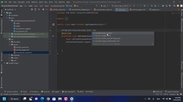Android RecyclerView with CardView | Creating Adapter + OnItemClickListener - Android Studio смотреть онлайн