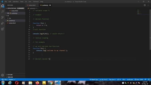 UNDERSTAND VARIABLE SCOPE IN JAVASCRIPT (2020) смотреть онлайн