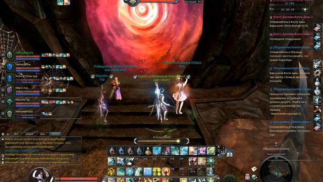 Aion Фоэта тьмы последние боссы Хозяин пламени Mmorpg смотреть онлайн