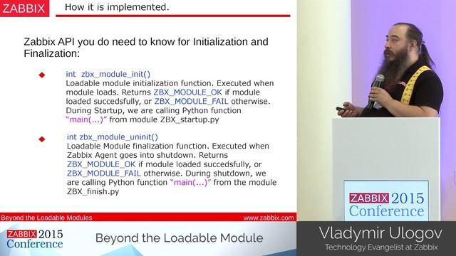 Vladymir Ulogov - Beyond the Loadable Module | Zabbix Conference 2015 смотреть онлайн