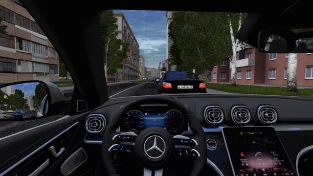 City Car Driving - 2021 Mercedes-Benz C300 4MATIC W206 | Logitech G27 смотреть онлайн