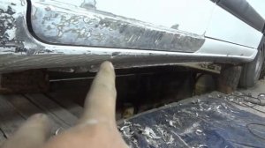 Зачитска и покраска порогов на примере Peugeot PARTNER