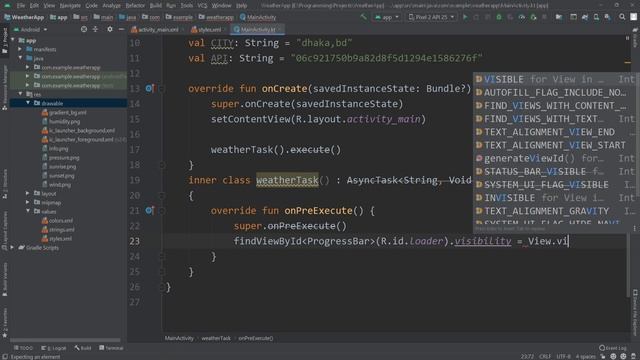 Make a Weather App for Android | Android Studio | Kotlin смотреть онлайн