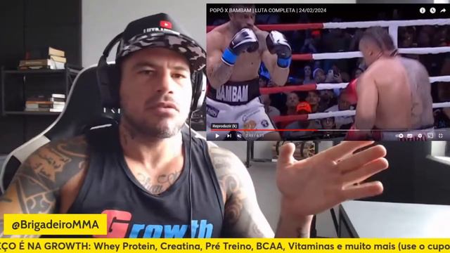 POPO X BAMBAM - LUTA COMPLETA MAIS ANÁLISE смотреть онлайн