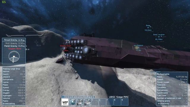 Space Engineers Moon Battle смотреть онлайн