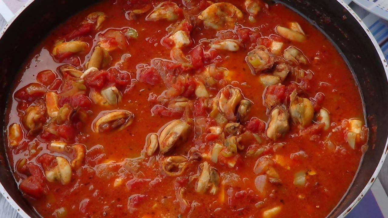 Мидии (рецепт с острова Тасос). смотреть онлайн