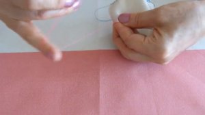 Как красиво подшить ткань. Как обметать ткань вручную. Часть 1