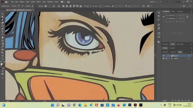 How to trace realistic eyes of a cartoon смотреть онлайн