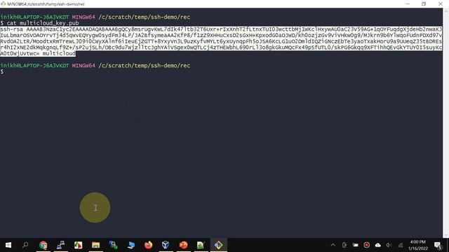 DEMO | Use your own SSH Key on GCP, AWS, Azure, OCI and On Premises смотреть онлайн