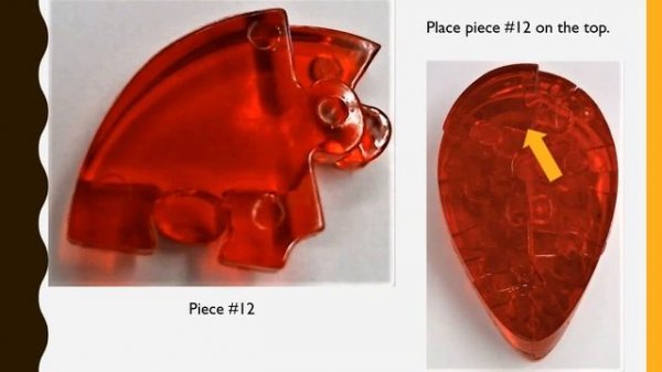 Heart 3D Crystal Puzzle Tutorial