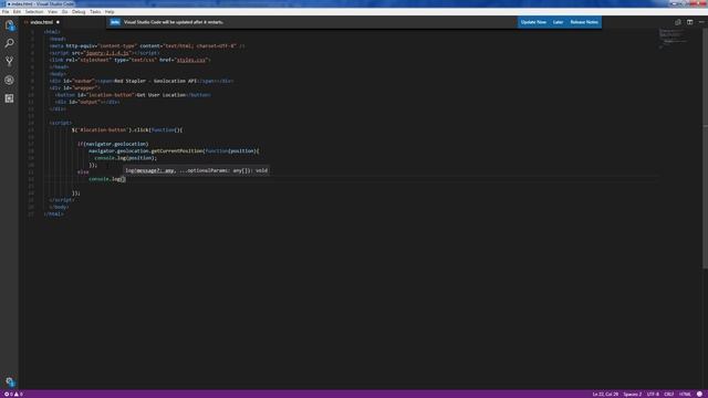 Geolocation API Tutorial - Get User Location with Javascript смотреть онлайн
