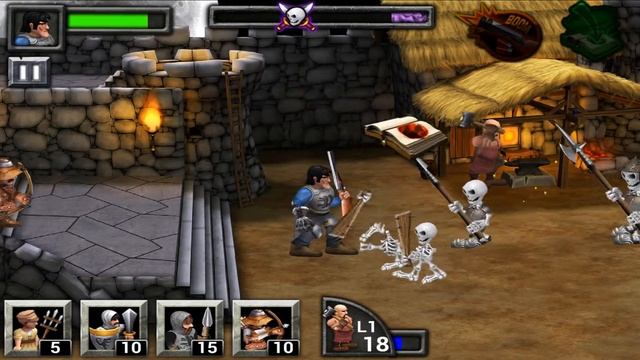 Army of Darkness: Defense Gameplay Android смотреть онлайн