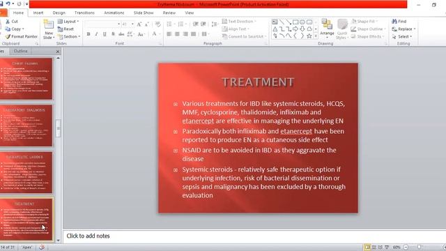 Erythema Nodosum (4th year) by Ramla Kazmi - Dermatology смотреть онлайн