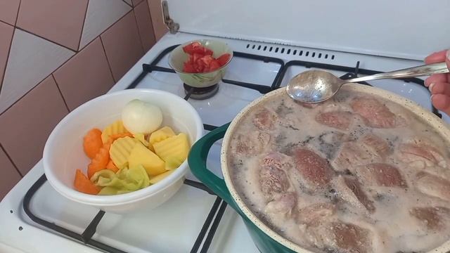 Шурпа из баранины и гороха нут??????? смотреть онлайн