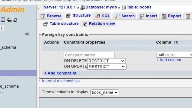 creating foreign key in phpmyadmin смотреть онлайн