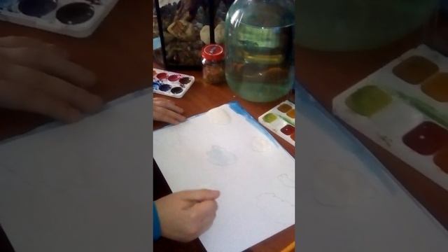 учим детей рисовать облака смотреть онлайн