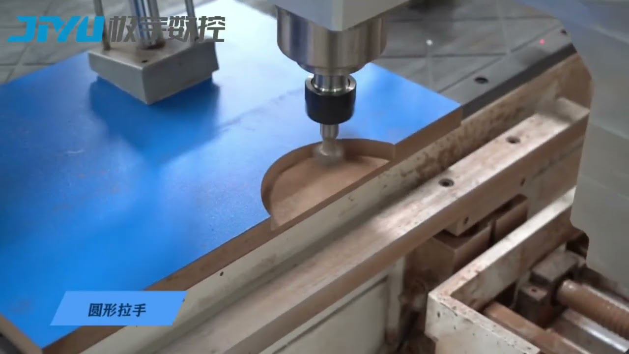 Торцевой сверлильно-присадочный станок с ЧПУ JIYU CS-550-2D смотреть онлайн