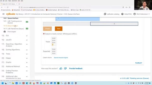 ICS211 Video 14 Summer 2022 Chapter 14 Sections 14.8 (Queues), 14.10 (Deques) смотреть онлайн