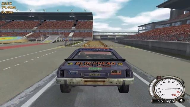 Прохождение FlatOut. Каскадерские трюки - Longjump (Прыжки в длинну) смотреть онлайн