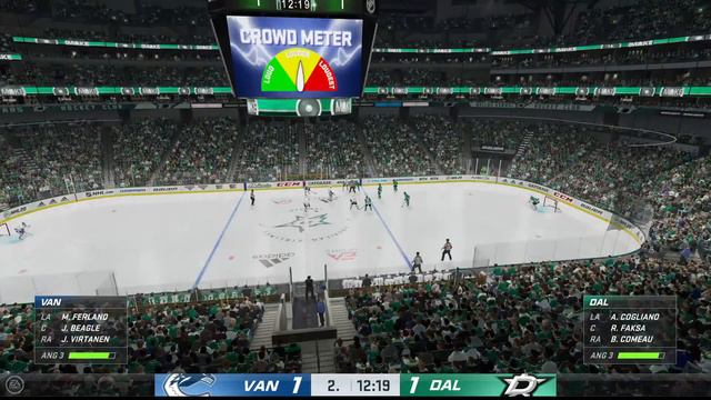 NHL Season 20 Dallas Stars vs. Vancouver Canucks #22 смотреть онлайн