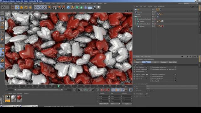 Shiny Hearts In C4D & Photoshop (NGT) смотреть онлайн